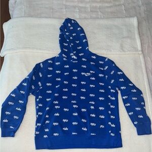 Nike Royal Blue Hoodie with White Accents